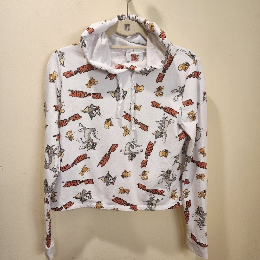 TOM and JERRY hooded sweatshirt size XS